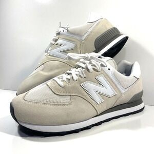 New Balance 574 Mens Size 13 Wide 2E Core Nimbus Cloud / White ML574EVW